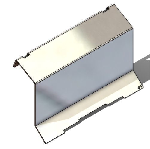 PV 5kW Wide Lo Draught Baffle (V1)